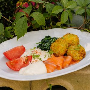 Хрустящие драники из цукини