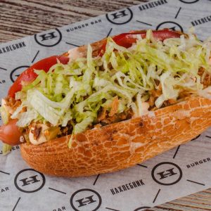 Хот-дог свино-говяжья сосиска