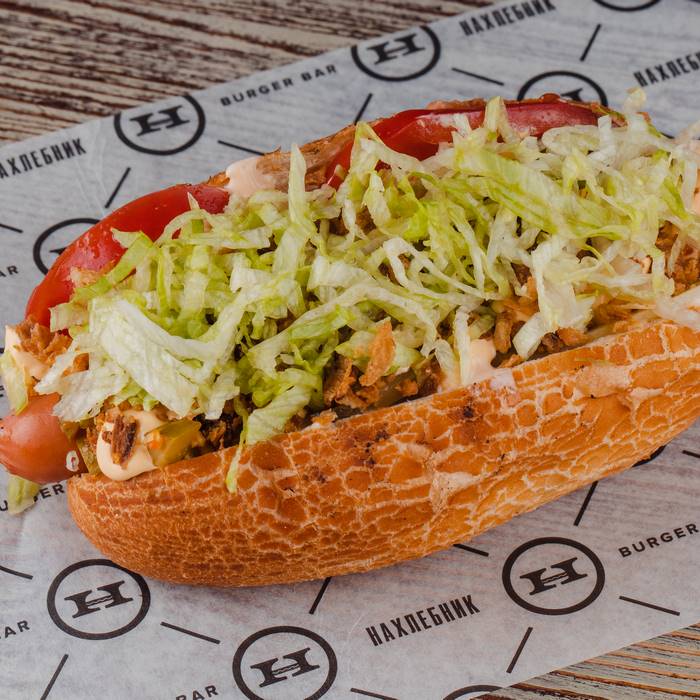 Хот-дог свино-говяжья сосиска