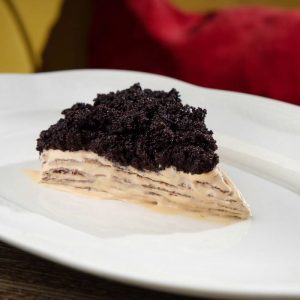 Блинный торт с маком