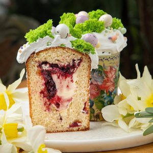 Кулич с заварным кремом