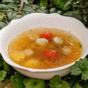 Куриный суп с фрикадельками