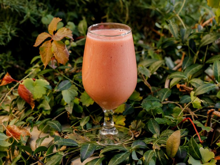 Смузи"Банан-Клубника"